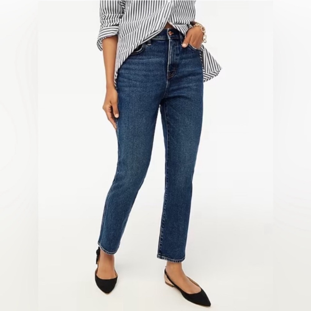 J.CREW HI-RISE CLASSIC VINTAGE STRAIGHT LEG JEANS SIZE 26 EUC VINTAGE STYLE